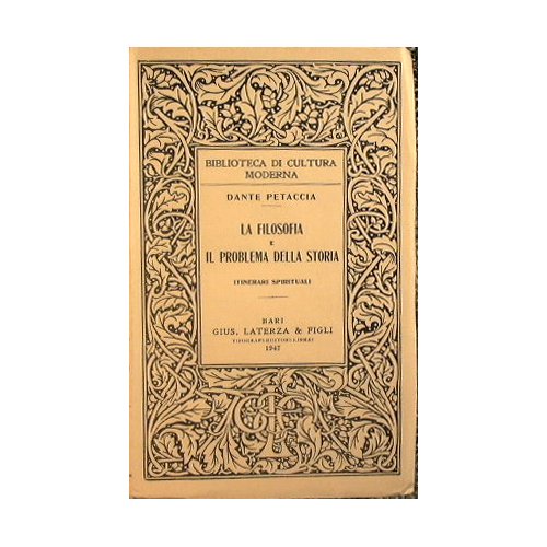 La filosofia e il problema della storia