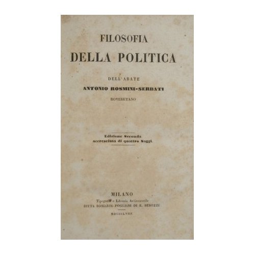 Filosofia della politica