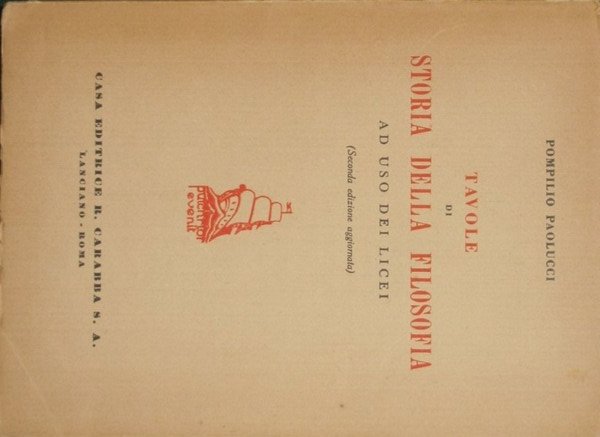 Tavole di storia della filosofia