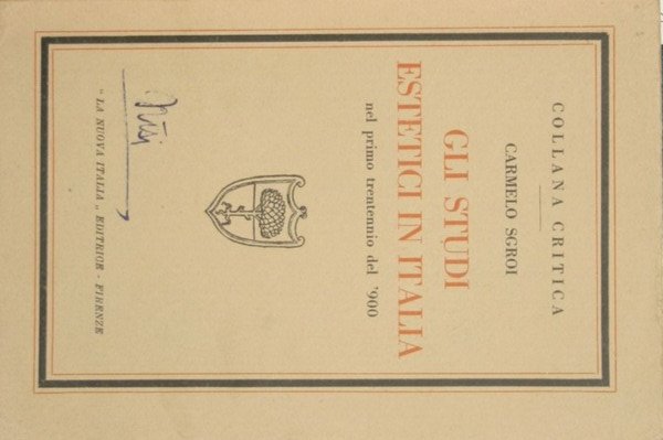 Gli studi estetici in Italia