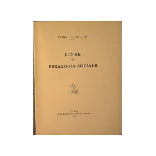 Linee di Pedagogia Sociale