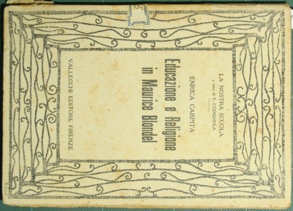 Educazione e religione in Maurice Blondel