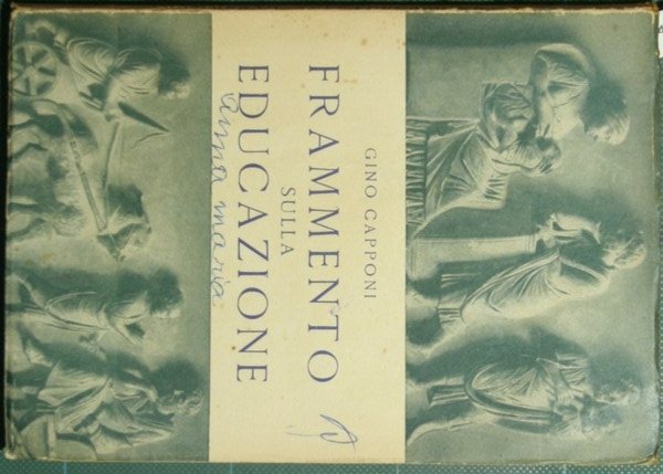 Frammento sull'educazione