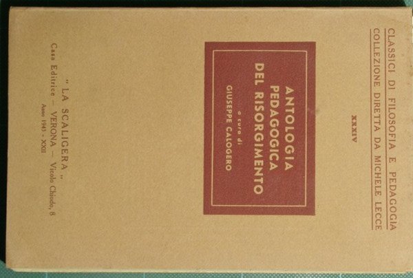 Antologia pedagogica del Risorgimento