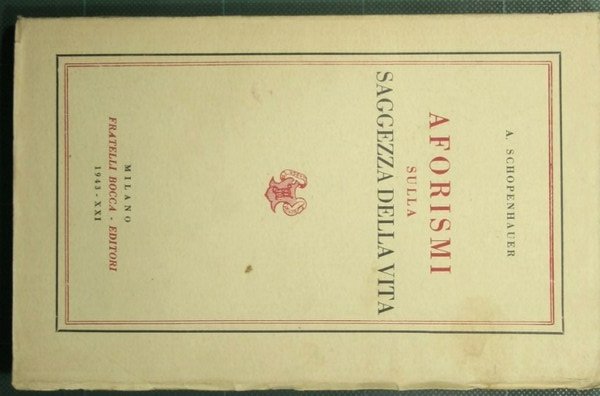 Aforismi sulla saggezza della vita