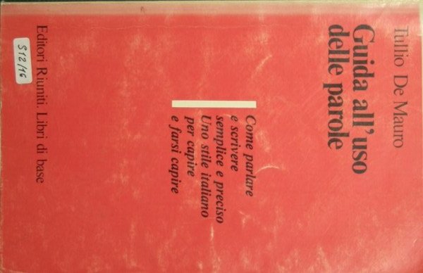 Guida all'uso delle parole