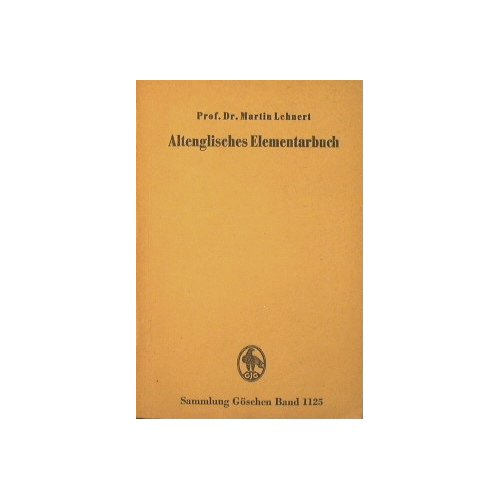 Altenglisches elementarbuch