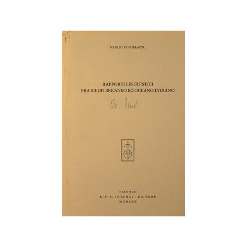 Rapporti linguistici fra mediterraneo ed oceano indiano