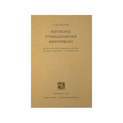 Gotisches Etymologisches worterbuch