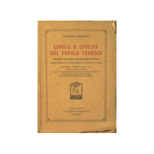 Lingua e civiltà del popolo tedesco | Immagine principale