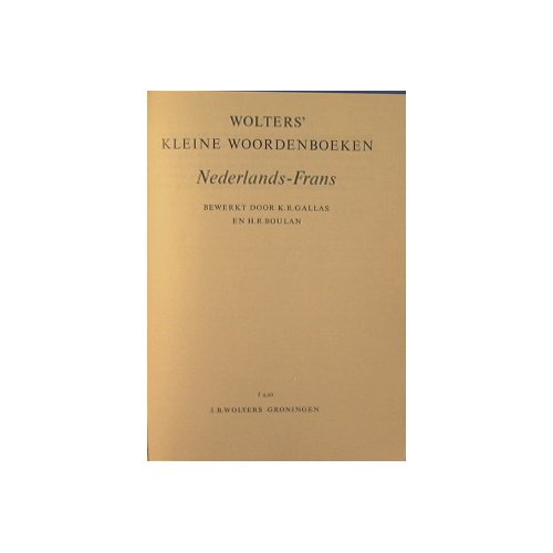 Wolters' Kleine Woordenboeken