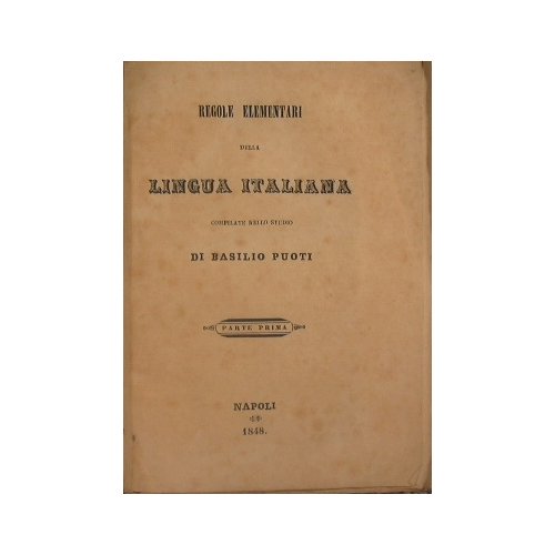 Regole elementari della lingua italiana