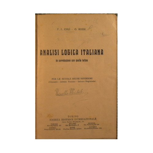 Analisi logica italiana in correlazione con quella latina | Immagine principale
