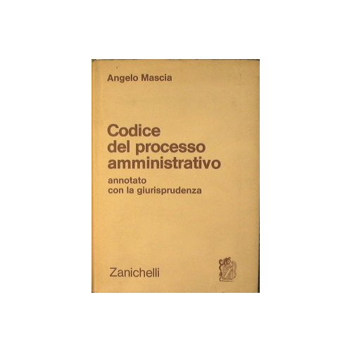 Codice del processo amministrativo annotato con la giurisprudenza.