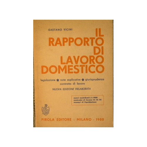 Il Rapporto di Lavoro Domestico.