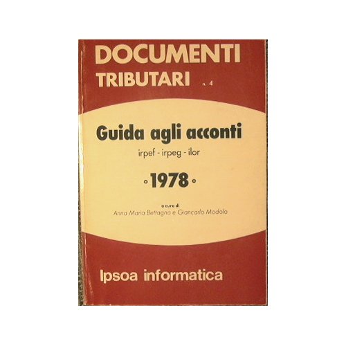 Guida agli acconti irpef - irpeg - ilor.