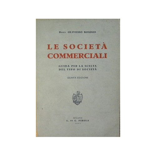 Le Società Commerciali.