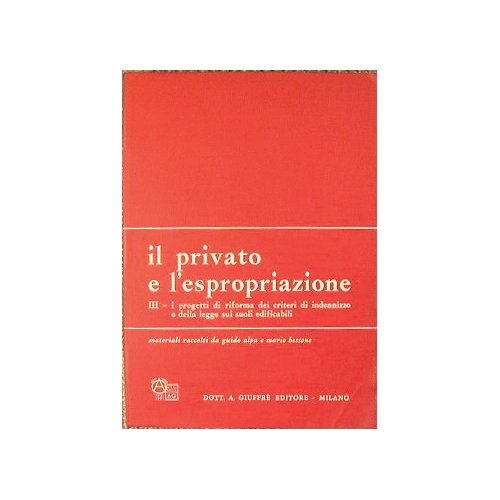 Il privato e l'espropriazione