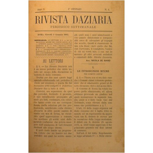 Rivista Daziaria