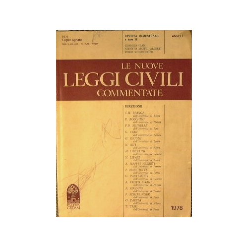 Le nuove leggi civili commentate