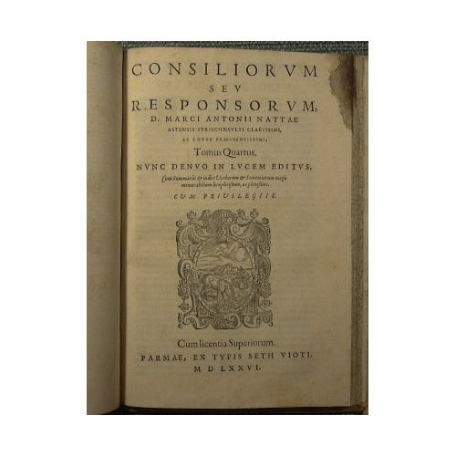 Consiliorum siue responsorum Clariss. & Celeberrimi iuriscon. D. M. Antonii …