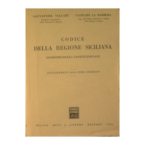 Codice della regione siciliana