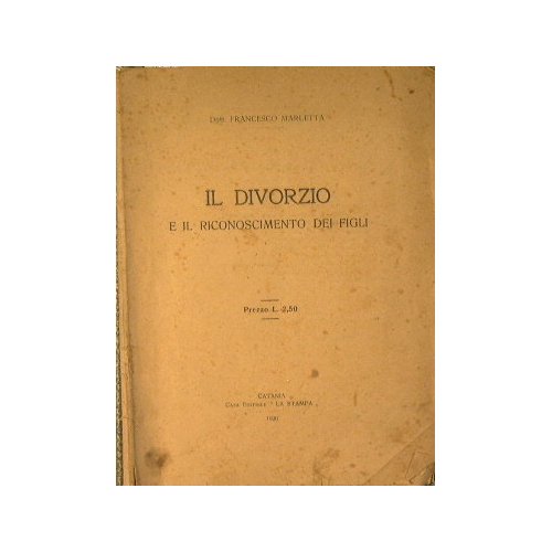Il divorzio e il riconoscimento dei figli