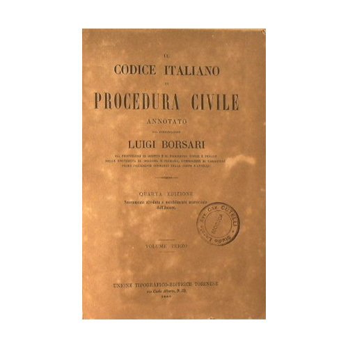 Il codice italiano di procedura civile