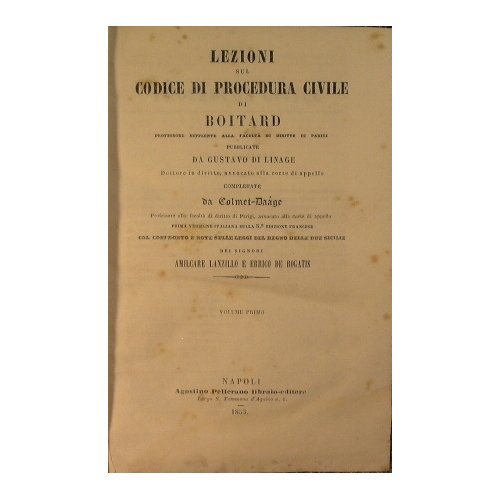 Lezioni sul codice di procedura civile di Boitard