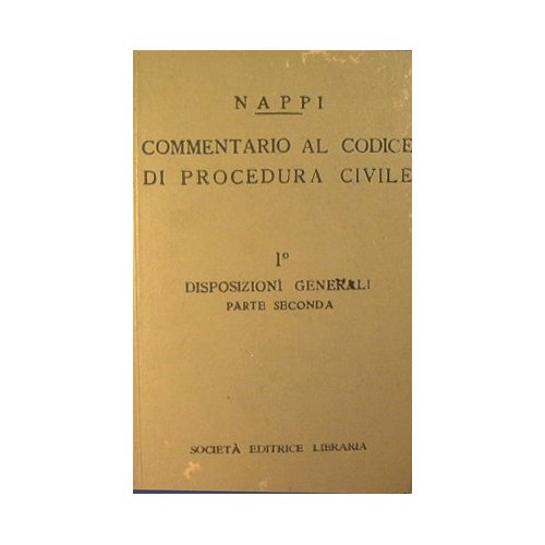 Commentario al codice di procedura civile