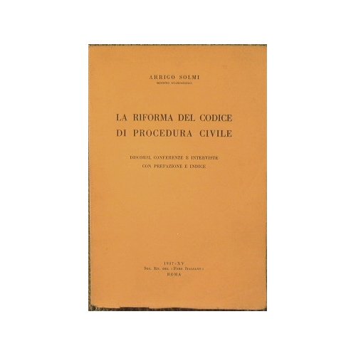 La riforma del codice di procedura civile