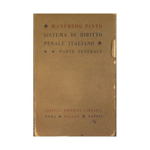 Sistema di diritto penale italiano