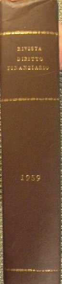 Rivista del diritto finanziario e scienza delle finanze - Anno …