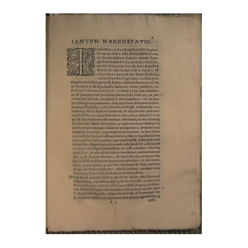 Reprobata, Invalidata ac exclusa praetensae filiationis. Arrogatio in D. Bartholomeo …