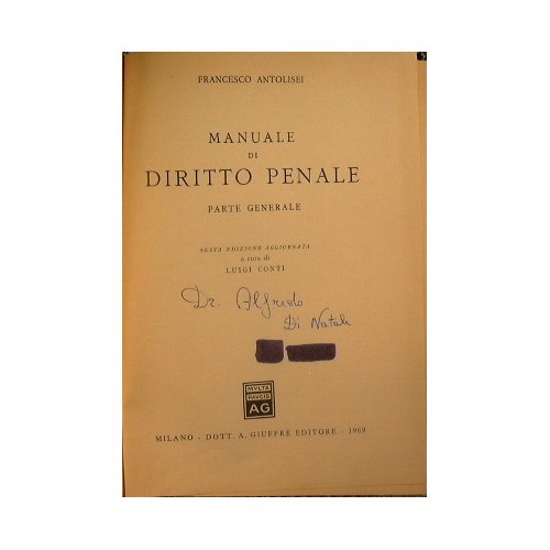 Manuale di diritto penale - Leggi complementari. I reati fallimentari …