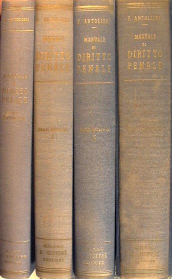 Manuale di diritto penale - Leggi complementari. I reati fallimentari …