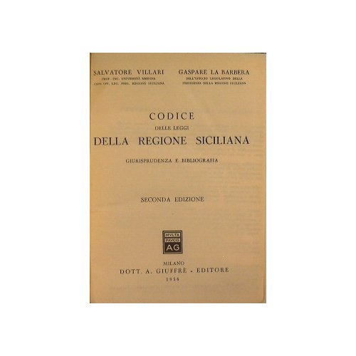 Codice delle Leggi della Regione Siciliana