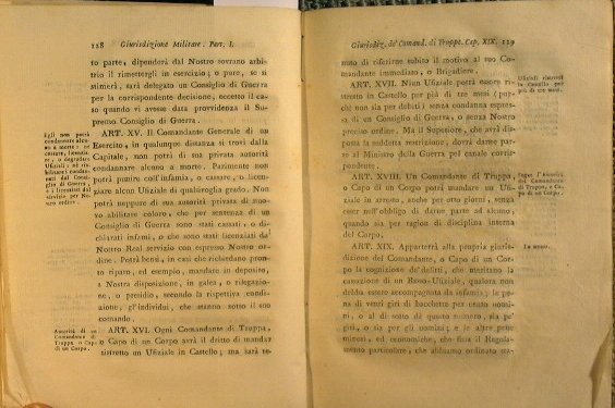 Ordinanza di Sua Maesta sulla giurisdizione militare e sopra i …