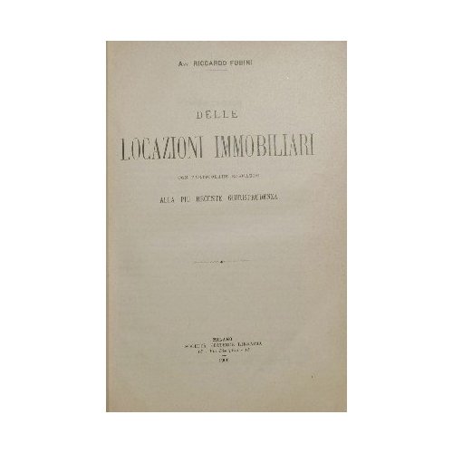 Delle locazioni immobiliari