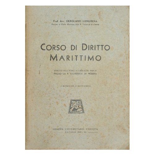 Corso di diritto marittimo