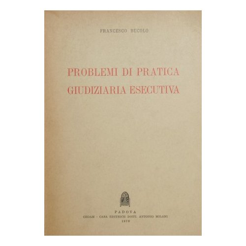 Problemi di pratica giudiziaria esecutiva