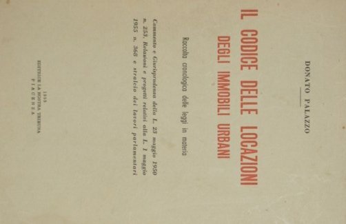 Il codice delle locazioni degli immobili urbani