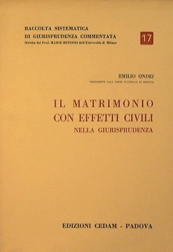 Il Matrimonio con effetti civili nella Giurisprudenza.