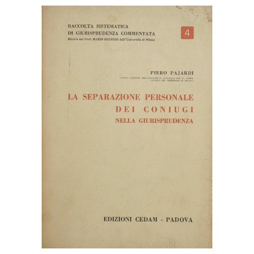 La separazione personale dei coniugi nella giurisprudenza