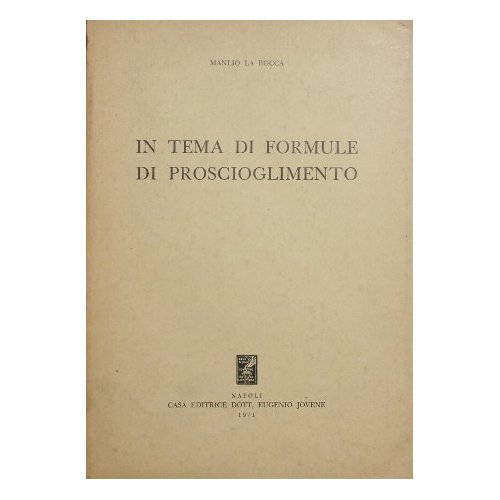 In tema di formule di proscioglimento