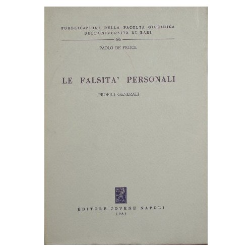 Le falsità personali