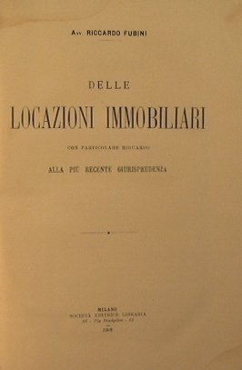 Delle Locazioni Immobiliari