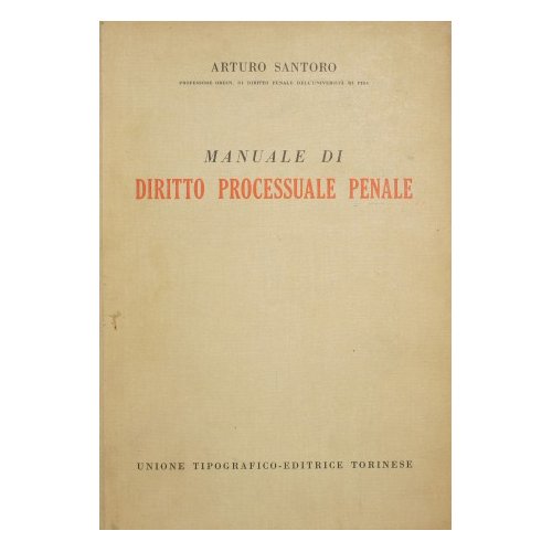 Manuale di Diritto Processuale Penale