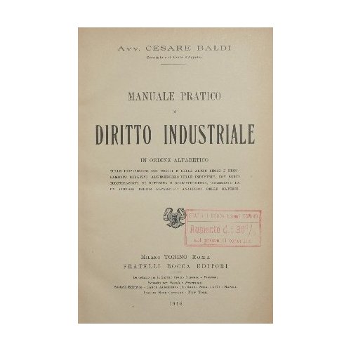 Manuale pratico di Diritto Industriale