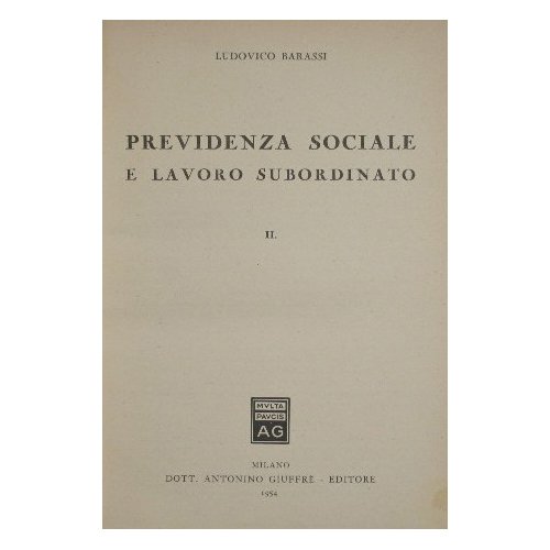 Previdenza sociale e lavoro subordinato